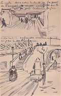 van gogh the viaduct and the trinquetaille bridge 1888 Art A4 Photo Print
