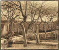 van gogh the vicarage garden 1884 Art A4 Photo Print