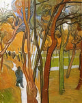 van gogh the walk falling leaves 1889 Art A4 Photo Print