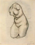 van gogh torso of venus 1887 Art A4 Photo Print