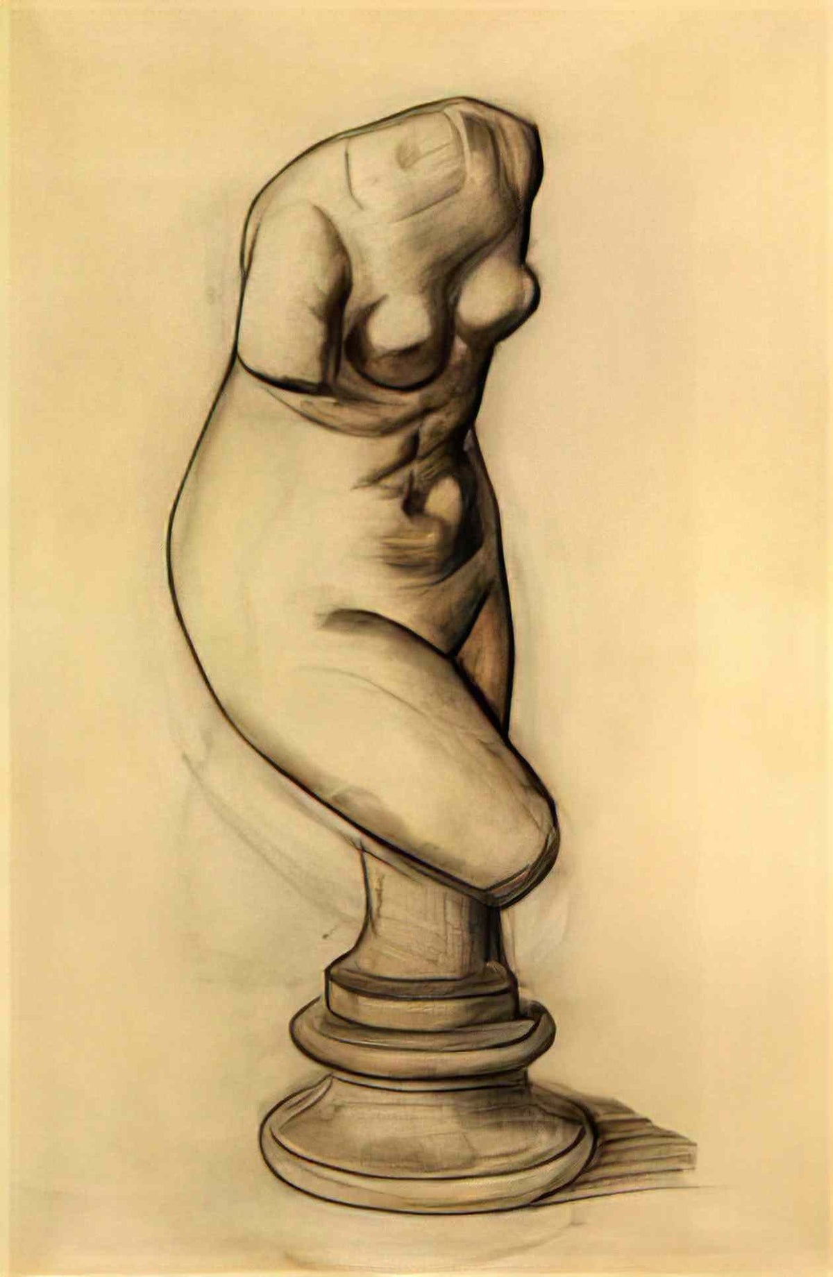 van gogh torso of venus 2 Art A4 Photo Print