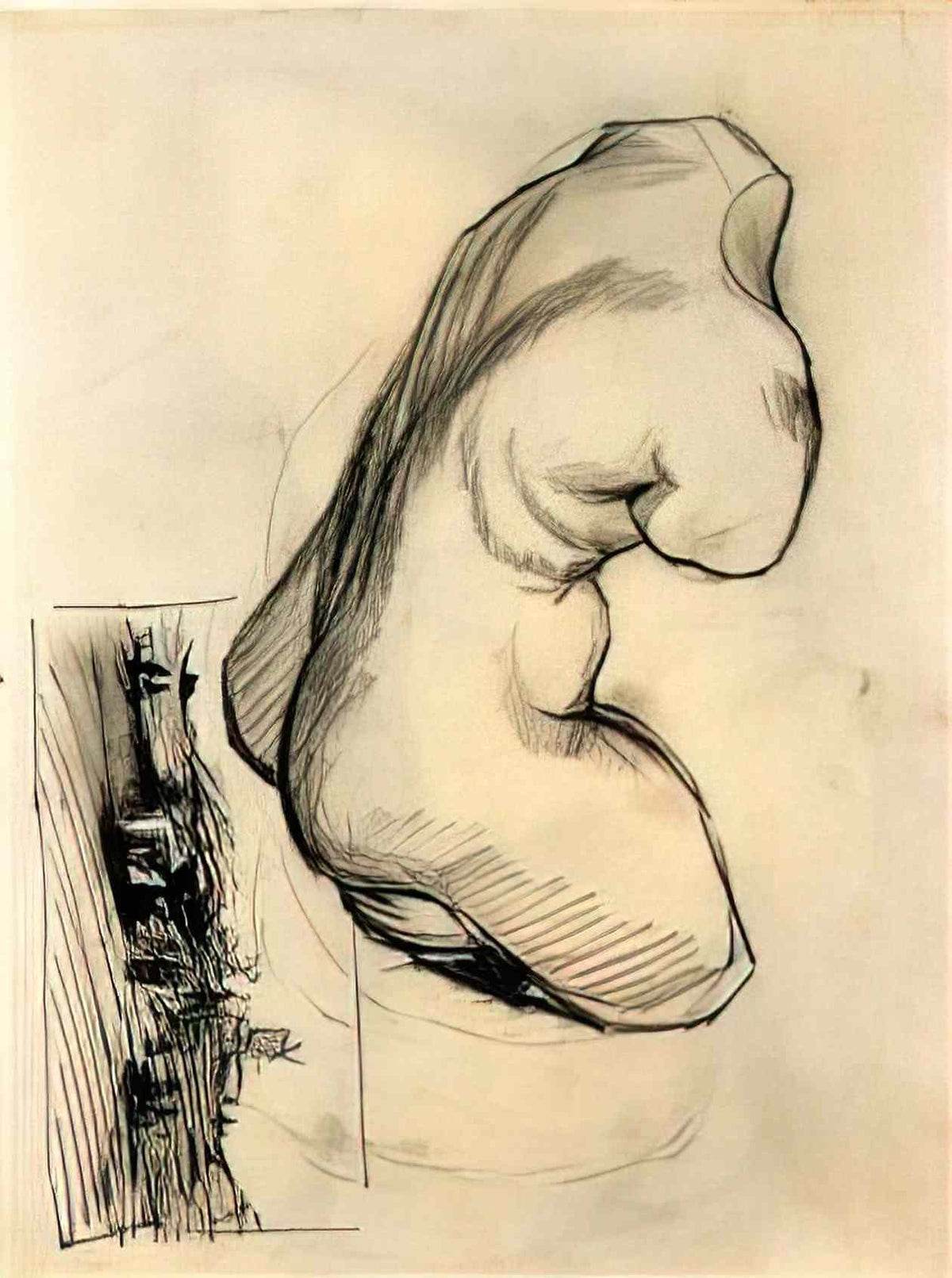 van gogh torso of venus and a landscape 1887 Art A4 Photo Print