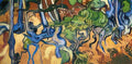 van gogh tree roots 1890 Art A4 Photo Print