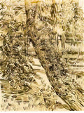 van gogh tree with ivy in the asylum garden 1889 Art A4 Photo Print