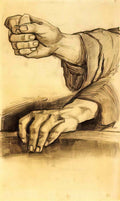 van gogh two hands 3 Art A4 Photo Print