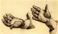 van gogh two hands Art A4 Photo Print