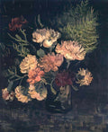 van gogh vase with carnations 1886 1 Art A4 Photo Print