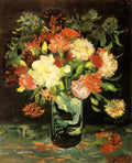 van gogh vase with carnations 1886 2 Art A4 Photo Print