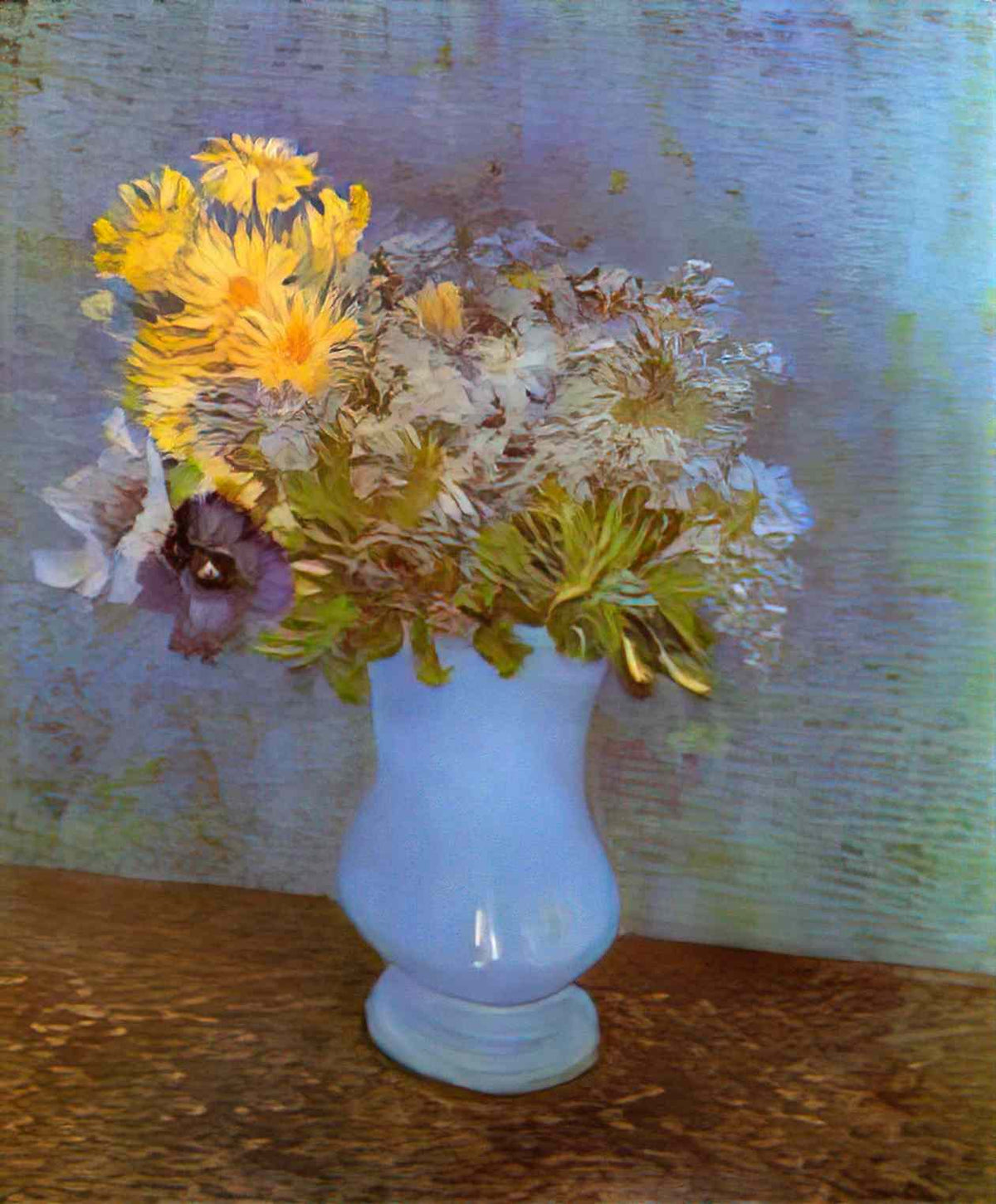 van gogh vase with lilacs daisies and anemones 1887 Art A4 Photo Print