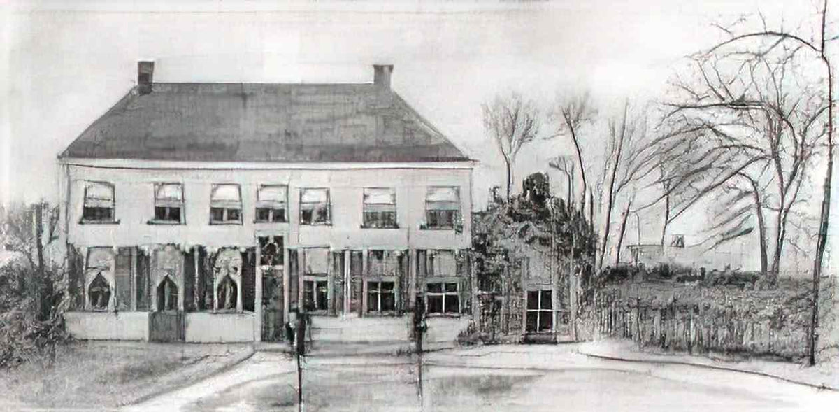 van gogh vicarage at etten 1876 Art A4 Photo Print