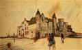 van gogh view of het steen 1885 Art A4 Photo Print