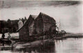 van gogh watermill at gennep 1884 Art A4 Photo Print