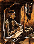 van gogh weaver 1884 3 Art A4 Photo Print