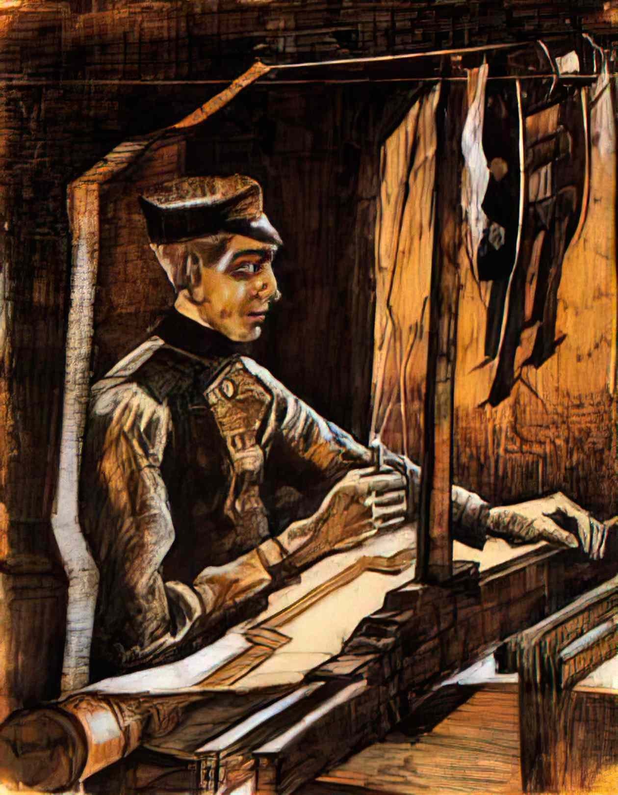 van gogh weaver 1884 3 Art A4 Photo Print