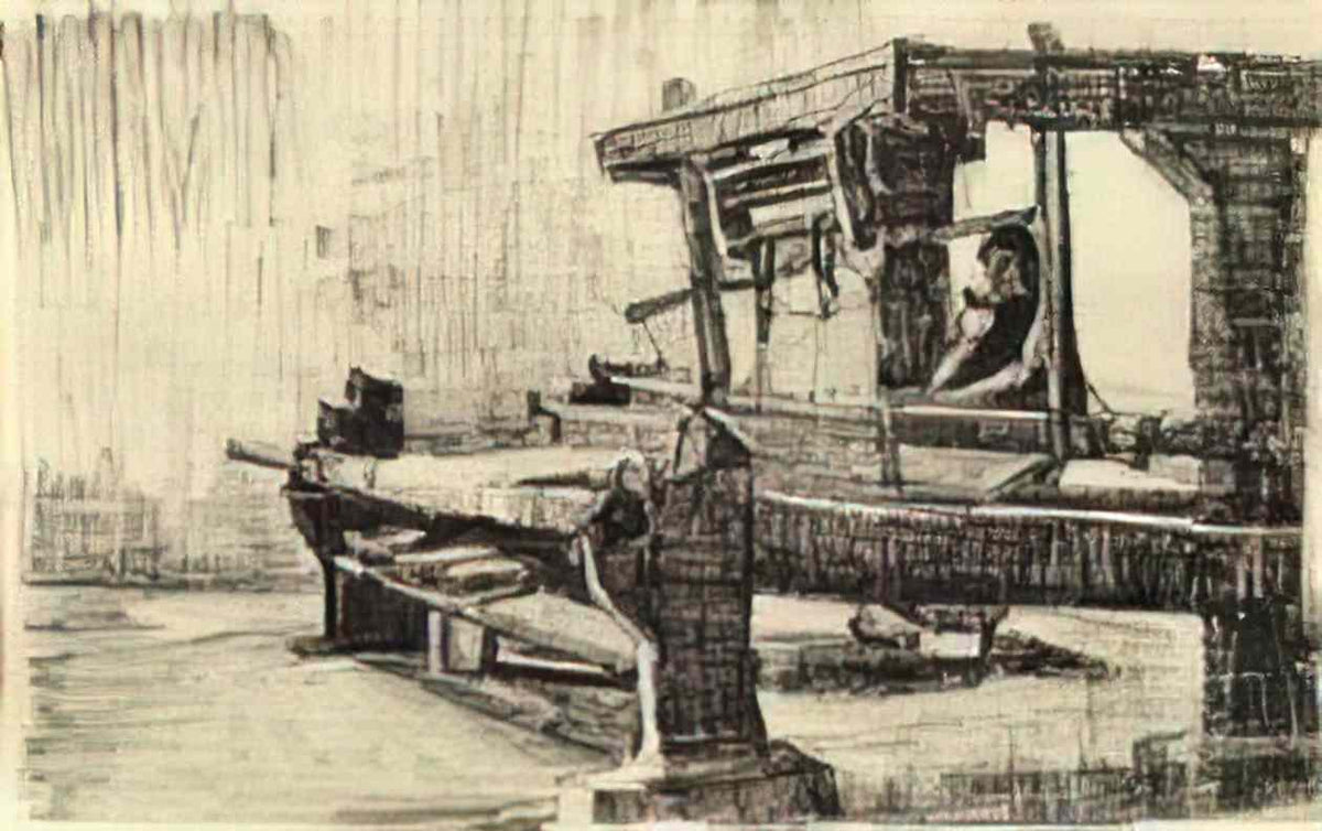 van gogh weaver facing left 1884 1 Art A4 Photo Print
