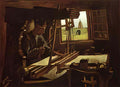 van gogh weaver near an open window 1884 Art A4 Photo Print