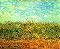 van gogh wheat field with a lark 1887 Art A4 Photo Print