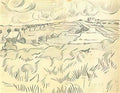 van gogh wheat fields 1890 Art A4 Photo Print
