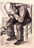 van gogh worn out 2 A4 Photo Print