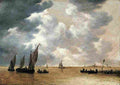 van goyen An Estuary Scene Art A4 Photo Print