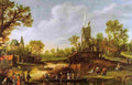 van goyen River Landscape Art A4 Photo Print