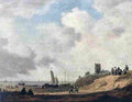 van goyen Seashore at Scheveningen Art A4 Photo Print