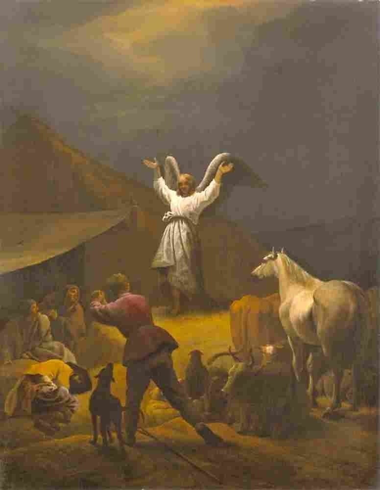 van laer annunciation to the shepherds Art A4 Photo Print