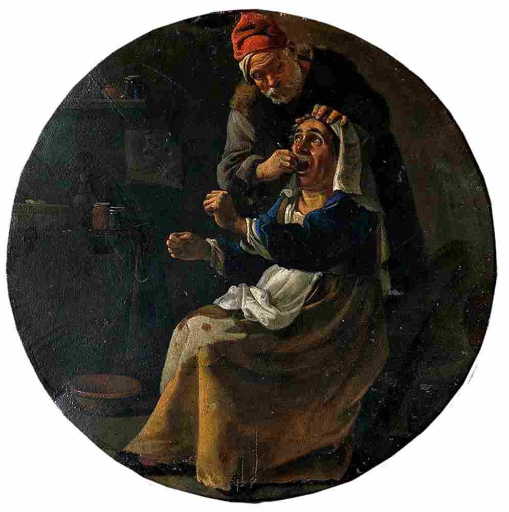 van laer extracting a tooth Art A4 Photo Print