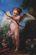 van loo Cupid Shooting a Bow Art A4 Photo Print