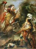 van loo Miss Clairon in Medea Art A4 Photo Print