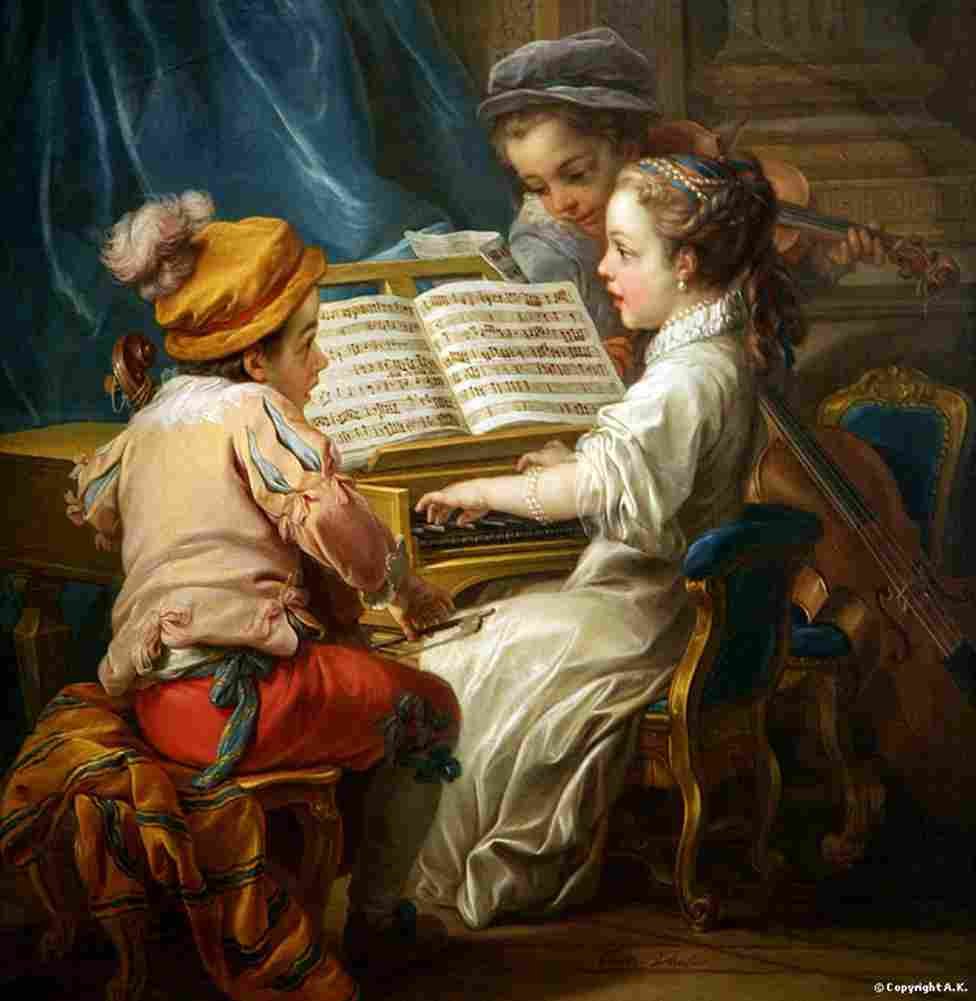 van loo Music Art A4 Photo Print