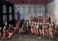 van loo The Concert of the Sultan Art A4 Photo Print