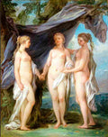 van loo The Three Graces Art A4 Photo Print