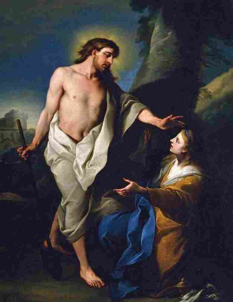 van loo noli me tangere Art A4 Photo Print