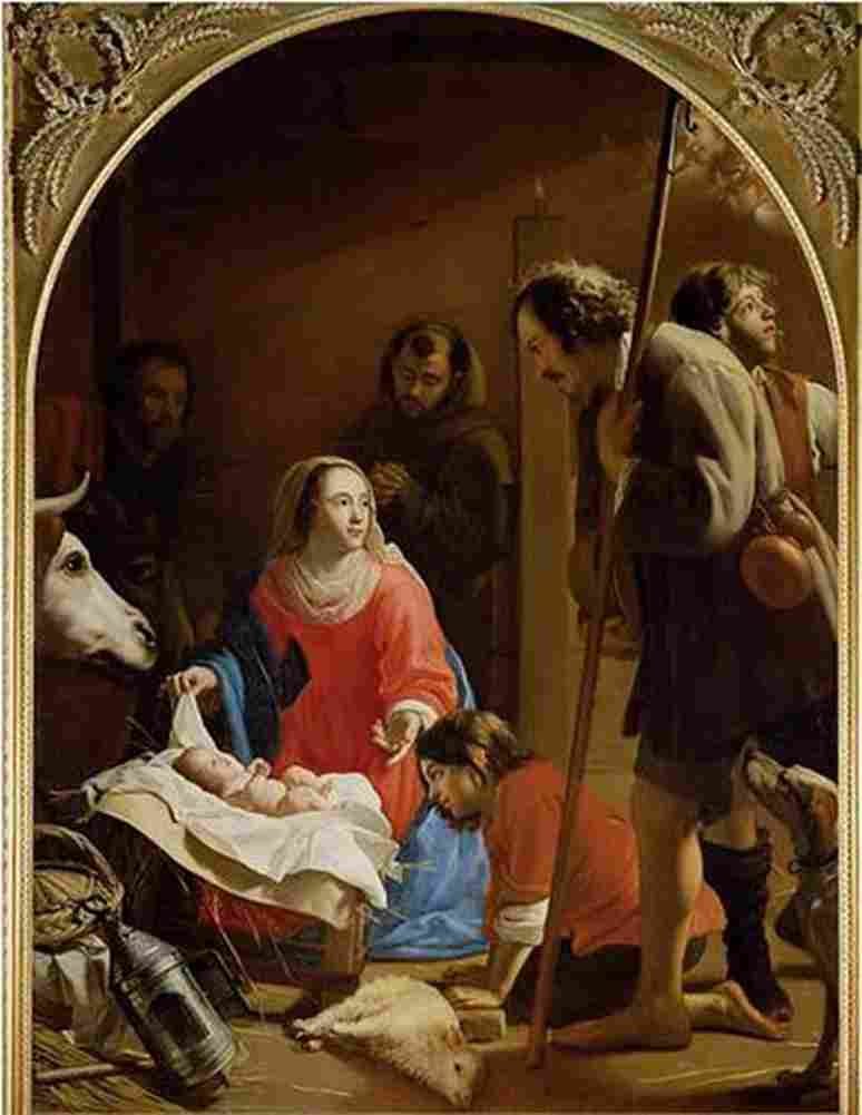 van oost Adoration of the Shepards Art A4 Photo Print