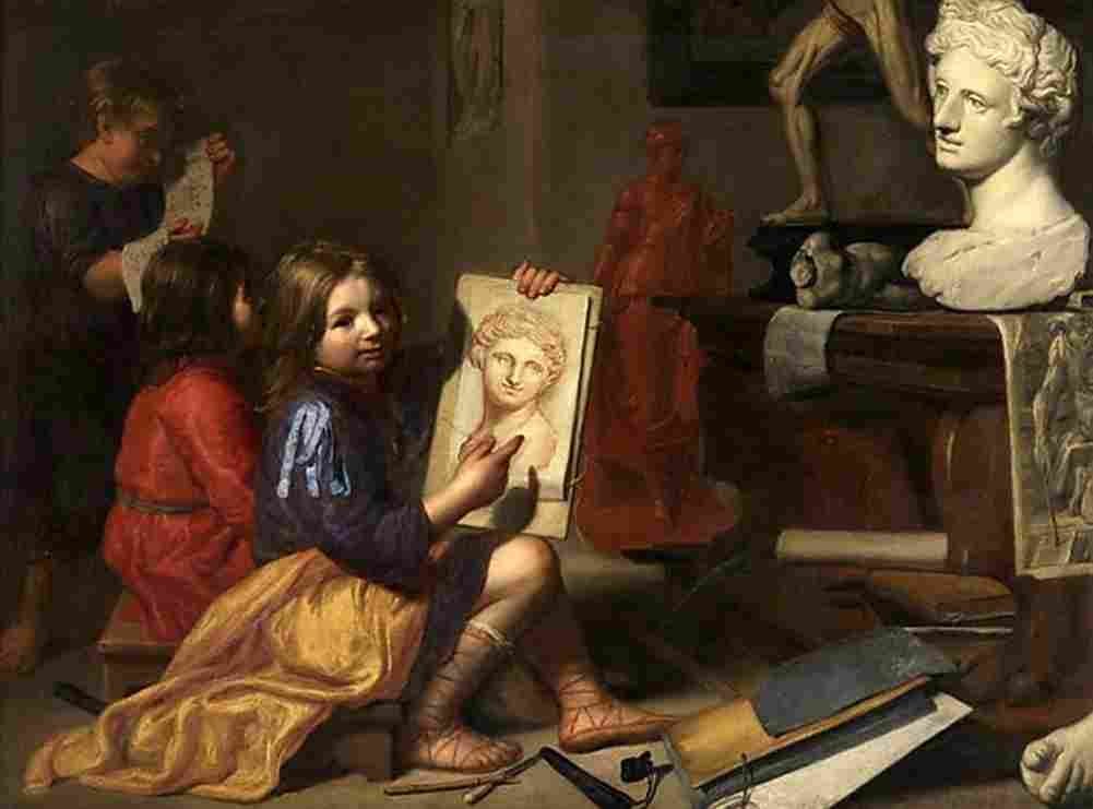 van oost artist s studio Art A4 Photo Print