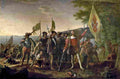 vanderlyn Landing of Columbus Art A4 Photo Print