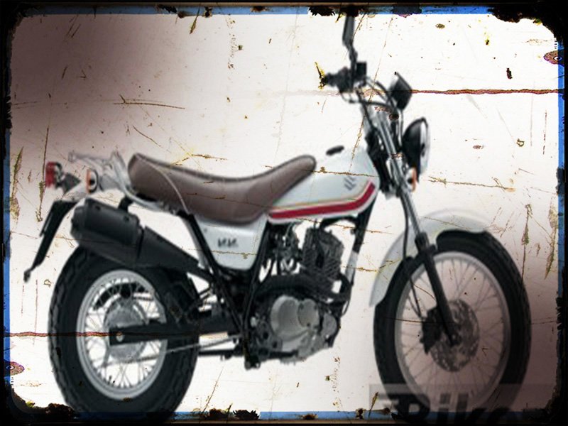 vanvan 125 A4 Photo Print Motorbike Vintage Aged