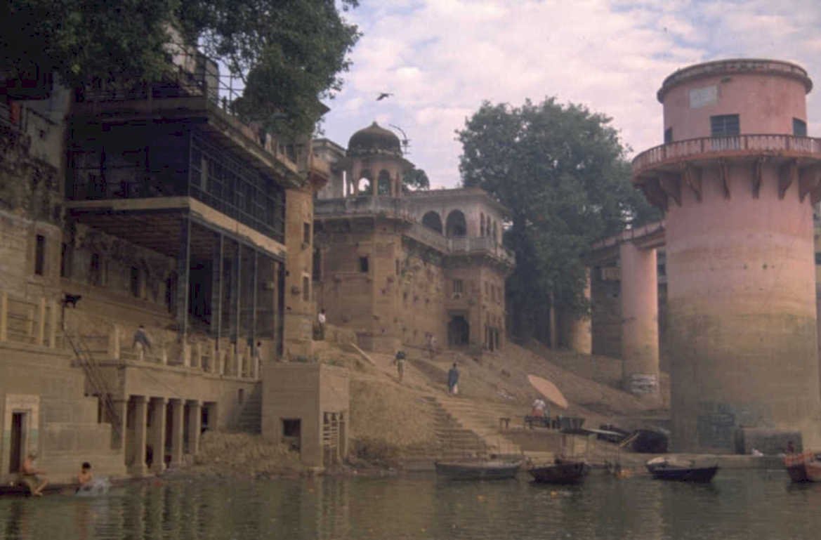 varanasi ganges sunrise 1980s 1990s A4 Photo Print