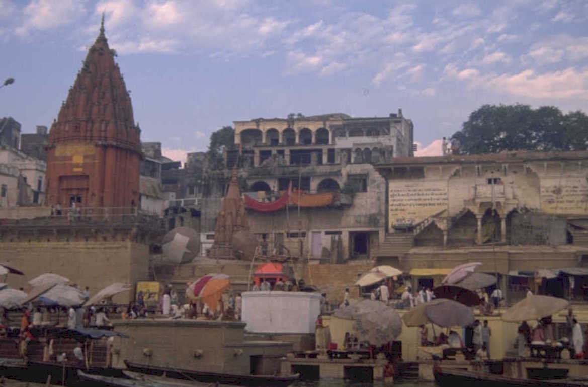 varanasi ganges tem 1980s 1990s A4 Photo Print