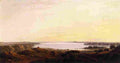 varley john an extensive river landscape on the thames Art A4 Photo Print