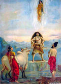 varm Descent of Ganga Art A4 Photo Print