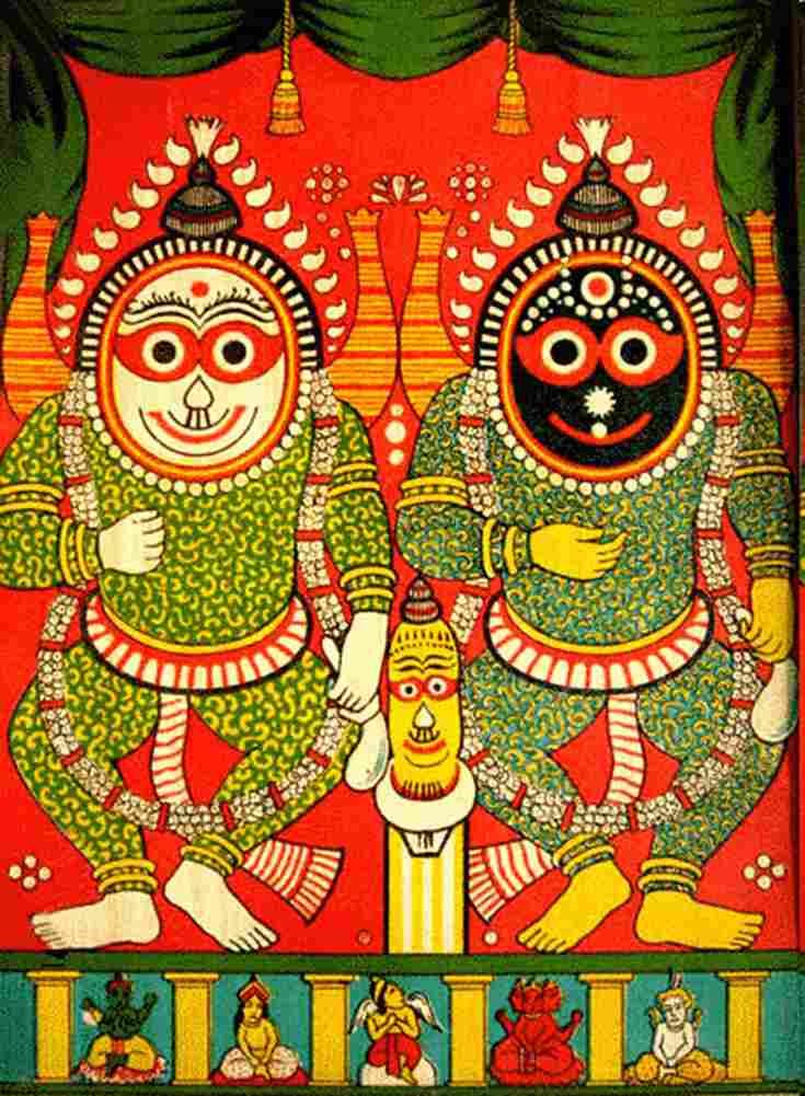 varm Jagannath Lithograph Art A4 Photo Print