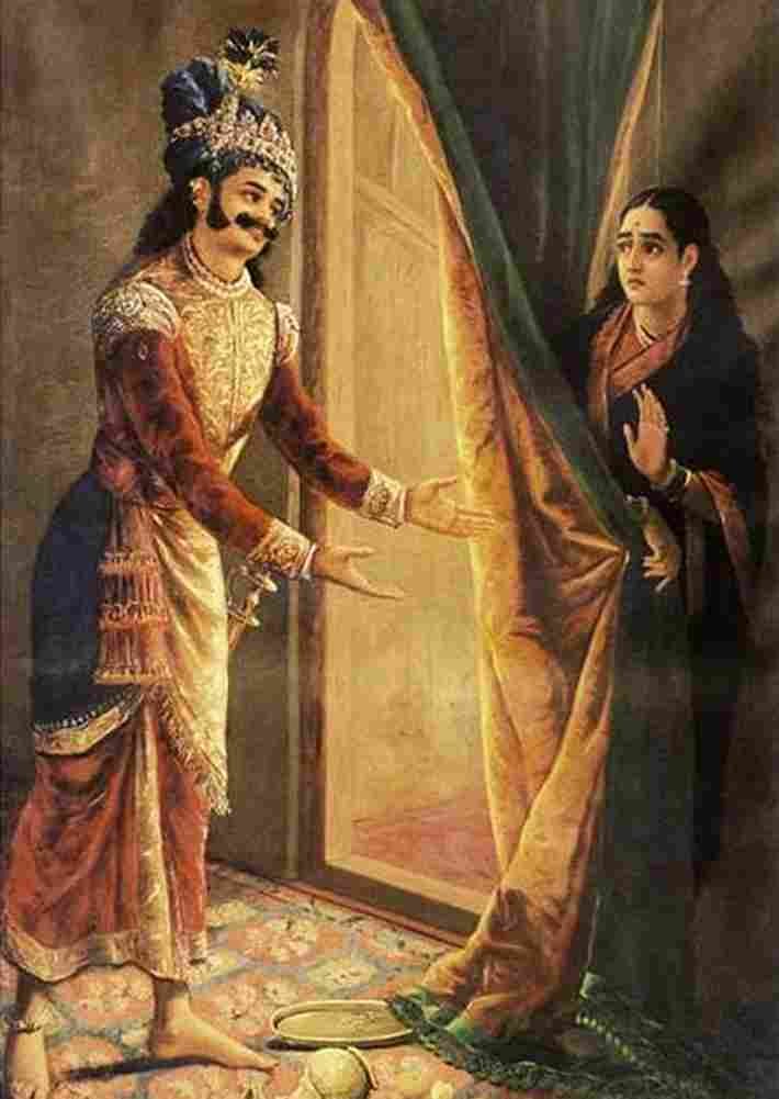 varm Sairandri and Keechaka Art A4 Photo Print