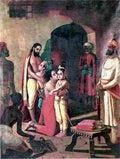 varm Sri Krishna Liberating His Parents Art A4 Photo Print