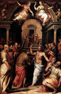 vasari incredulity of saint thomas Art A4 Photo Print