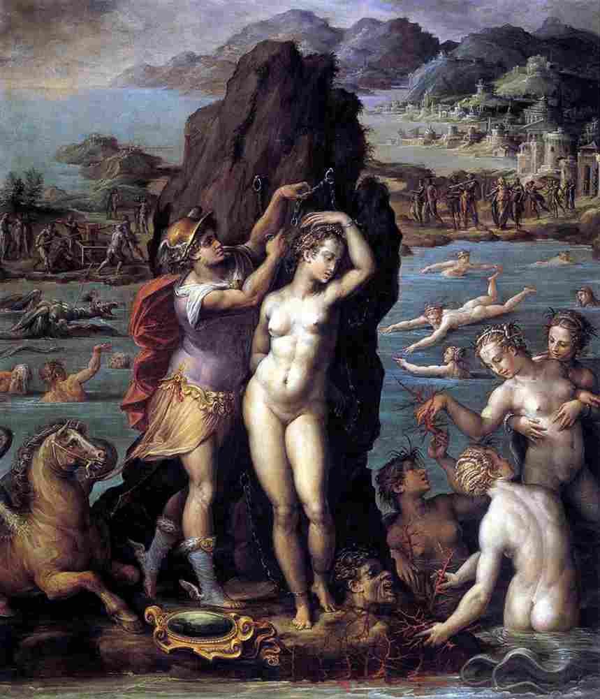 vasari perseus and andromeda Art A4 Photo Print