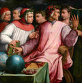 vasari six tuscan poets Art A4 Photo Print
