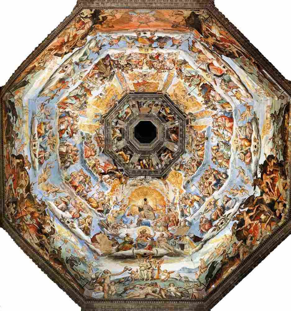 vasari the last judgment Art A4 Photo Print