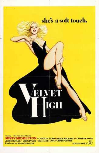 velvet high  01 film star poster A4 Photo Print